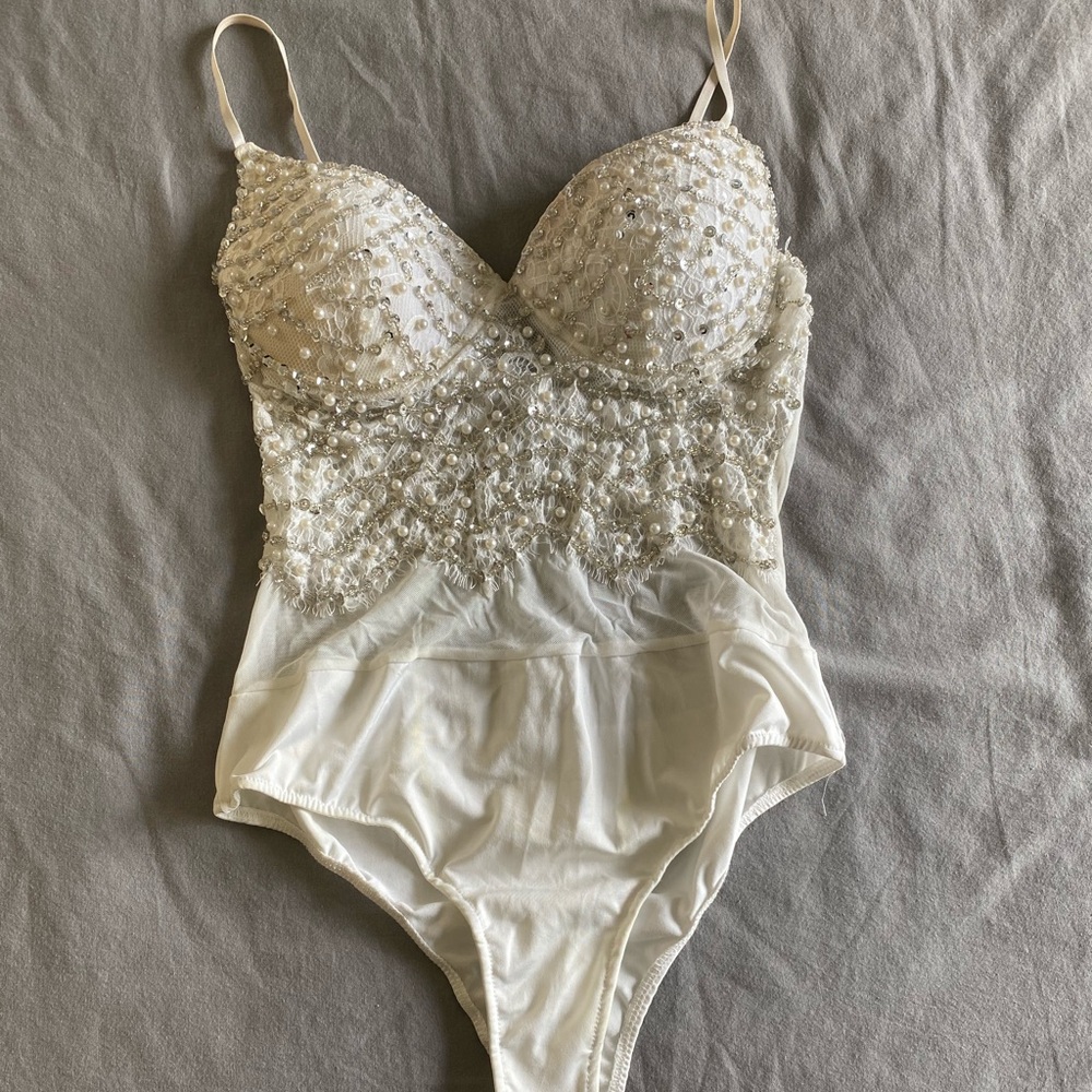 Rhinestone bodysuit